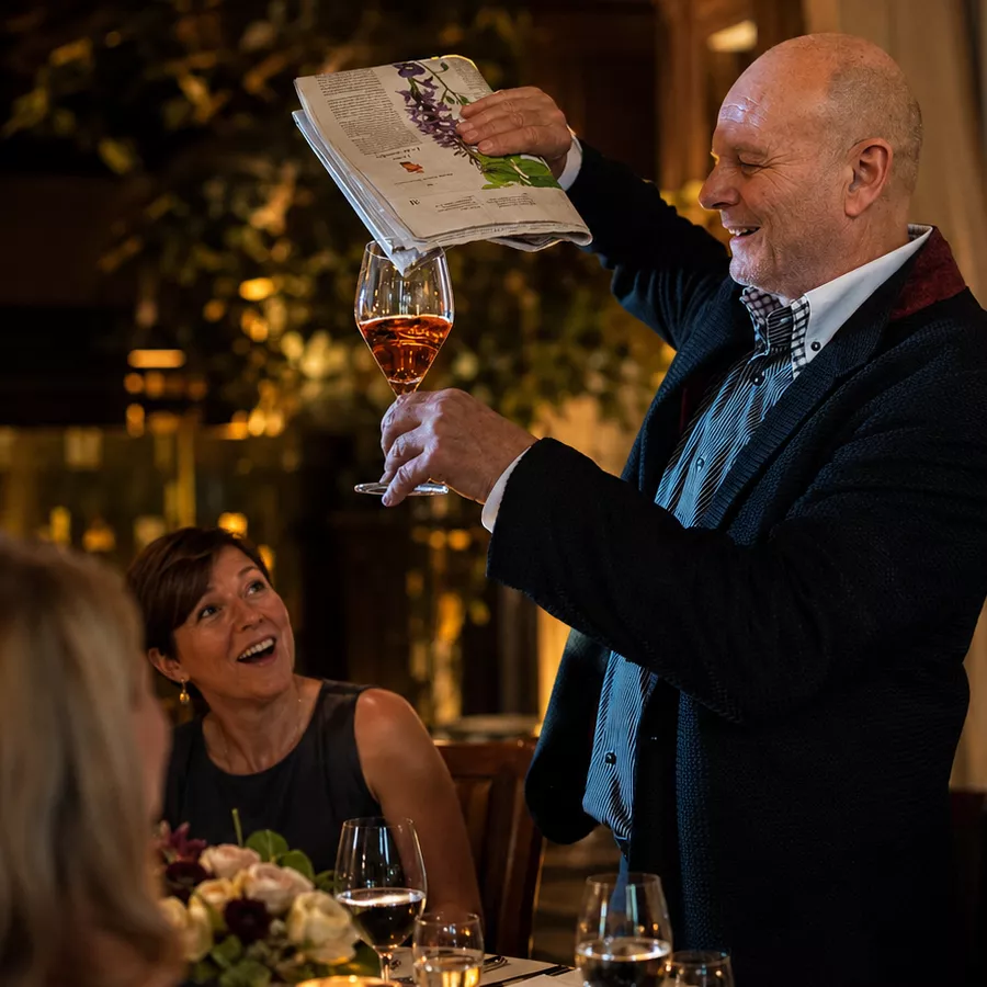 Magisches Menü beim Geburtstagsdinner