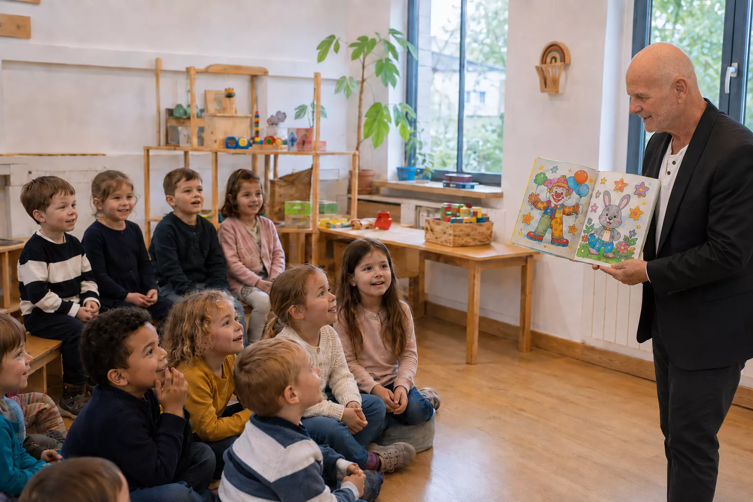 Kinderzaubershow in Kita und Kindergarten in Freiburg